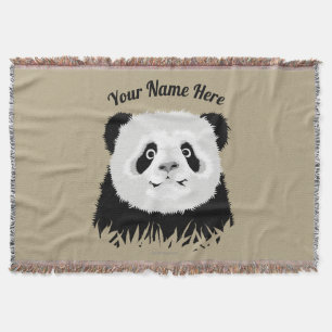 Panda Bear Throw Blanket