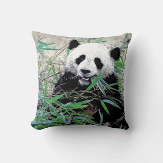 Panda Bear Throw Pillow