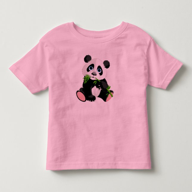 Panda Bear Todd;er T-Shirt (Front)