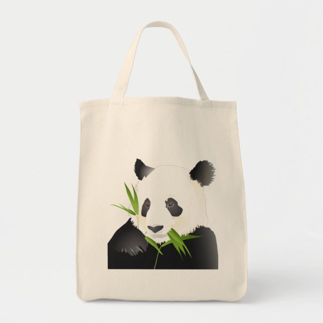 Panda Bear Tote Bag (Front)