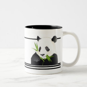 Panda Bear Two-Tone Coffee Mug