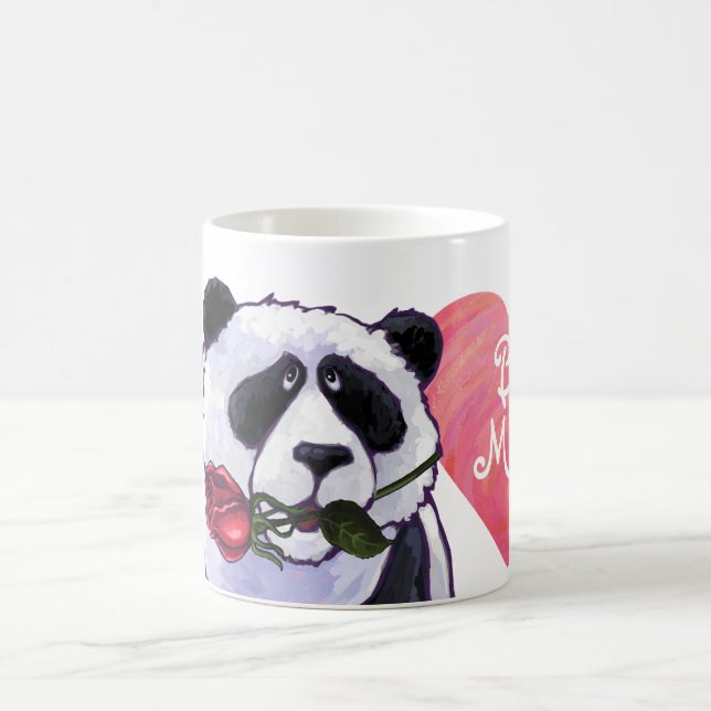 Panda Bear Valentine's Day Magic Mug (Center)