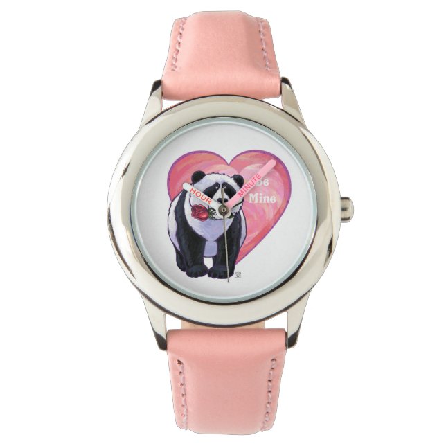 Panda Bear Valentine's Day Watch (Front)