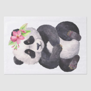 Panda Bear Watercolor Tissue Paper