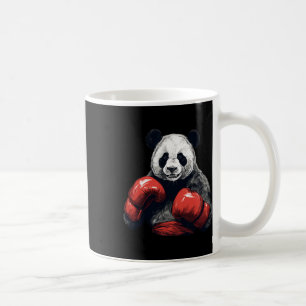 Panda Bear Wearing Boxing Gloves - Funny Boxing Coffee Mug