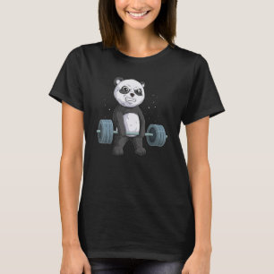 Panda Bear Weightlifting Deadlift Men Fitness Gy T-Shirt