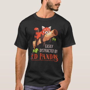 Panda Bear Wildlife Animal Kids Cute Red Panda T-Shirt