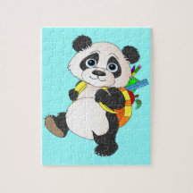 Panda Bear with backpack