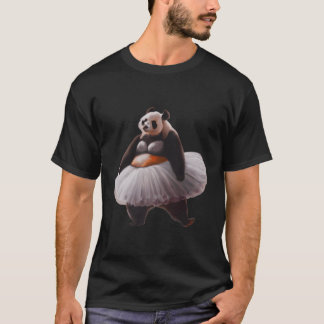 Panda Bear With Ballet Dress Panda Dancing T-Shirt