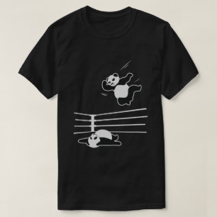 Panda Bear Wrestling Shirt Funny Panda Gift 