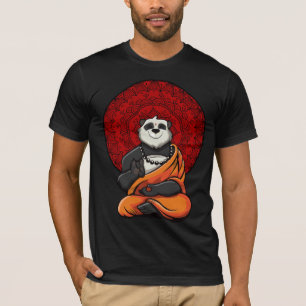 Panda Bear Zen Yoga Meditation Buddha T-Shirt