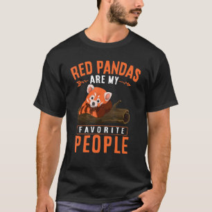 Panda Bear Zoo Animal Cute Animal     Red Panda T-Shirt