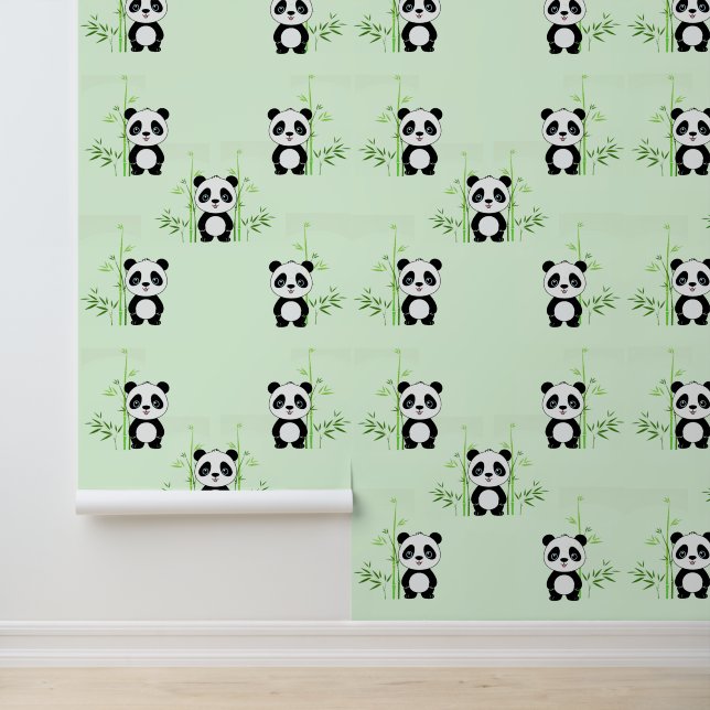 Panda Bears & Bamboo Design Wallpaper (Application)