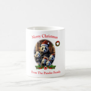 Panda Bears Christmas Mug