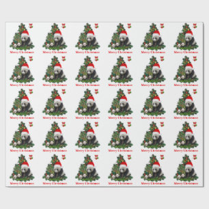 Panda bears Christmas Wrapping Paper