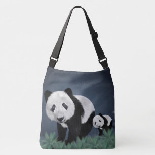 Panda Bears Crossbody Bag