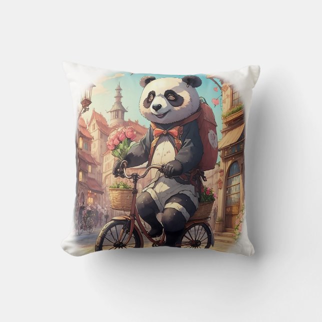 Panda Bears Cushion (Front)