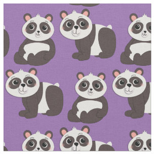 Panda Bears Cute Kids Fabric