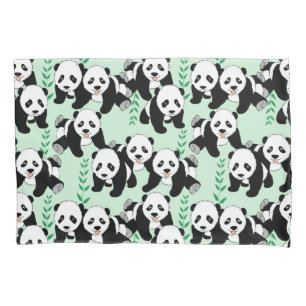 Panda Bears Design Pillowcase