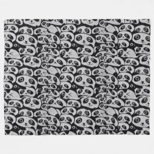 Panda Bears Fleece Blanket