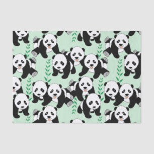 Panda Bears Graphic Tissue Paper