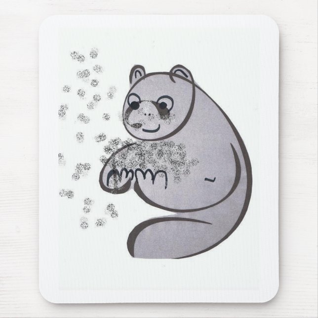 Panda Bears Mouse Mat (Front)