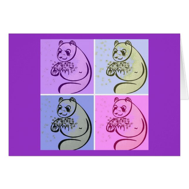 Panda Bears Pop Art (Front Horizontal)