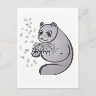 Panda Bears Postcard