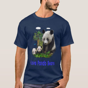 Panda bears t-shirts