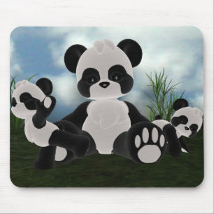 Panda Bearz Sunny Day Mousepad