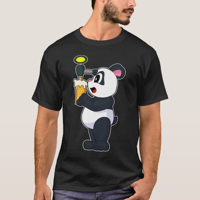 Panda Beer T-Shirt (Front)
