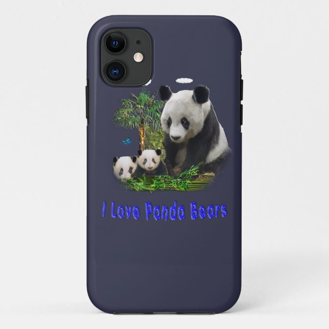 panda beras Case-Mate iPhone case (Back)