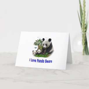 panda beras holiday card