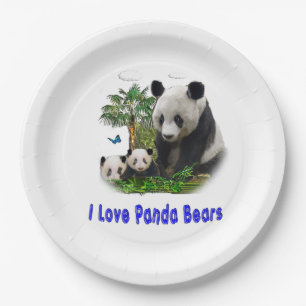 panda beras paper plate