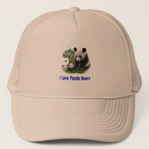 panda beras trucker hat