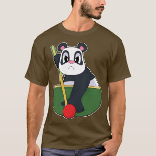 Panda Billiard Queue T-Shirt