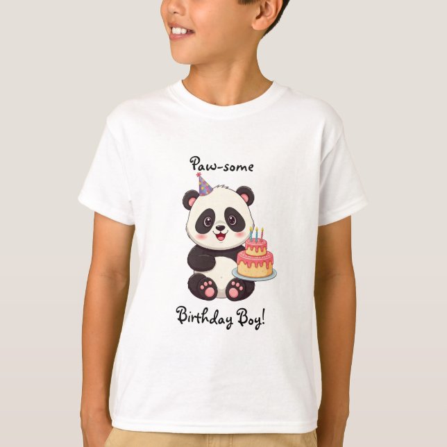 Panda Birthday Boy Shirt (Front)