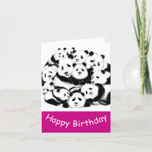 Panda Birthday Cards