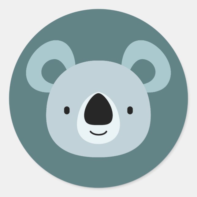 Panda Birthday Kids Art Classic Round Sticker (Front)