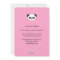 Panda Birthday Party Pink Girls Kawaii Invitation