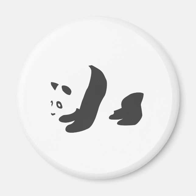 Panda (Black) Magnet (Front)