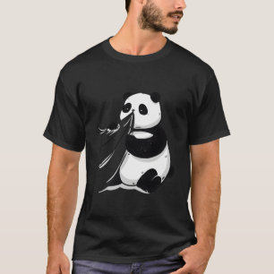 Panda Blowing His Nose On Mom'S Table T-Shirt