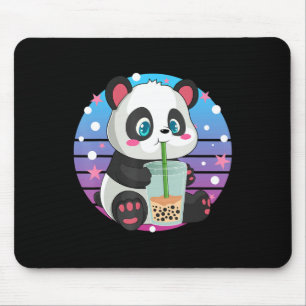 Panda Boba Tea Bubble Tea Anime Kawaii Neko Mouse Mat