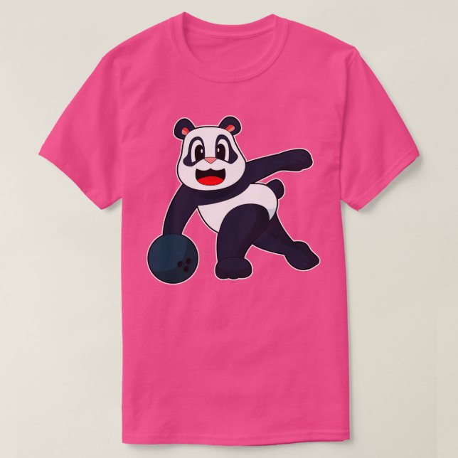 Panda Bowling Bowling ball T-Shirt (Design Front)