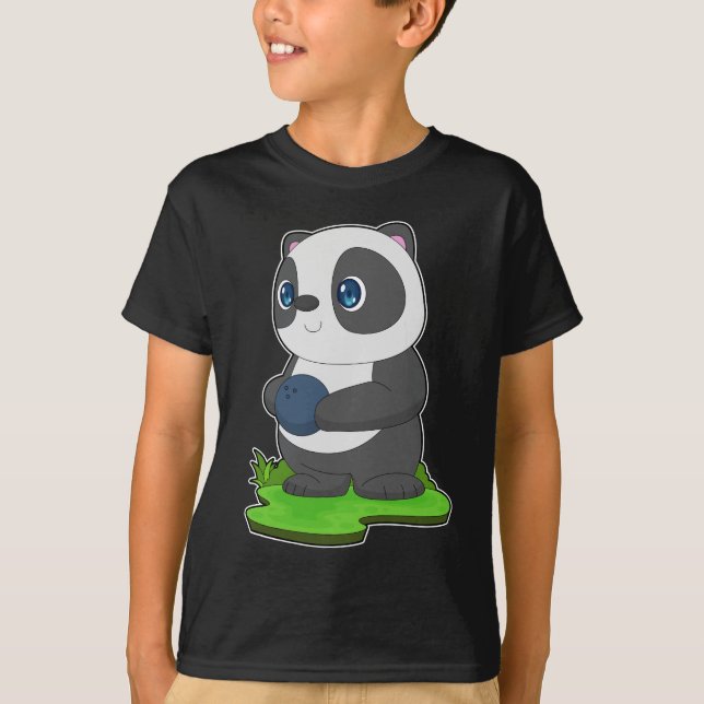 Panda Bowling Bowling ball T-Shirt (Front)
