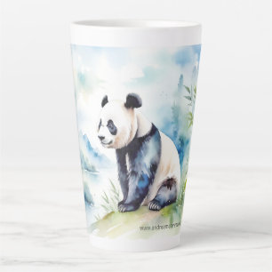 Panda brings good luck latte mug