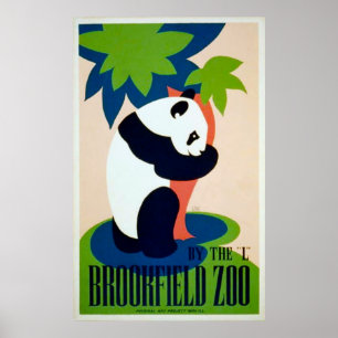 Panda Brookfield Zoo Poster