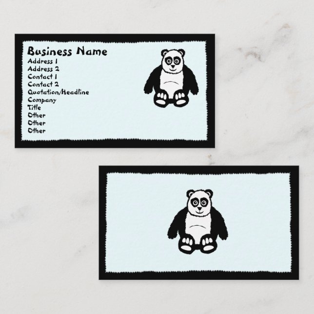 Panda Business Cards (Front/Back)