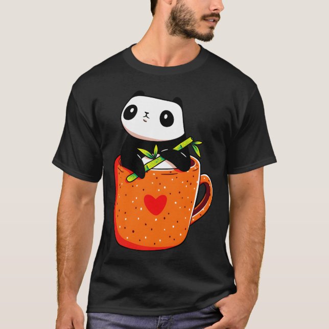 Panda Caf gift T-Shirt (Front)