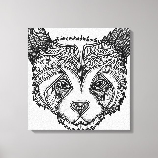 Panda Canvas Print (Front)